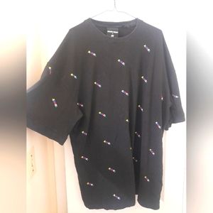 Angel Chen x H&M - Black Shirt "Angel" wording print - Large